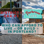 City of Portland District 1 Candidates Homelessness, Housing Affordability