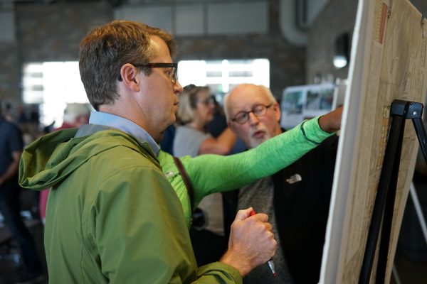 Erik Anderson and Neighbor Discuss Ideas